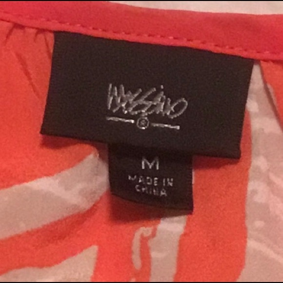 MOSSIMO SIZE M. WOMENS SLEEVELESS. ORANGE / BEIGE STRIPES PRINT DRESS - Picture 3 of 4